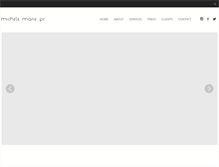 Tablet Screenshot of michelemariepr.com